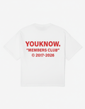 2026 Member's Club Tee | Vintage White