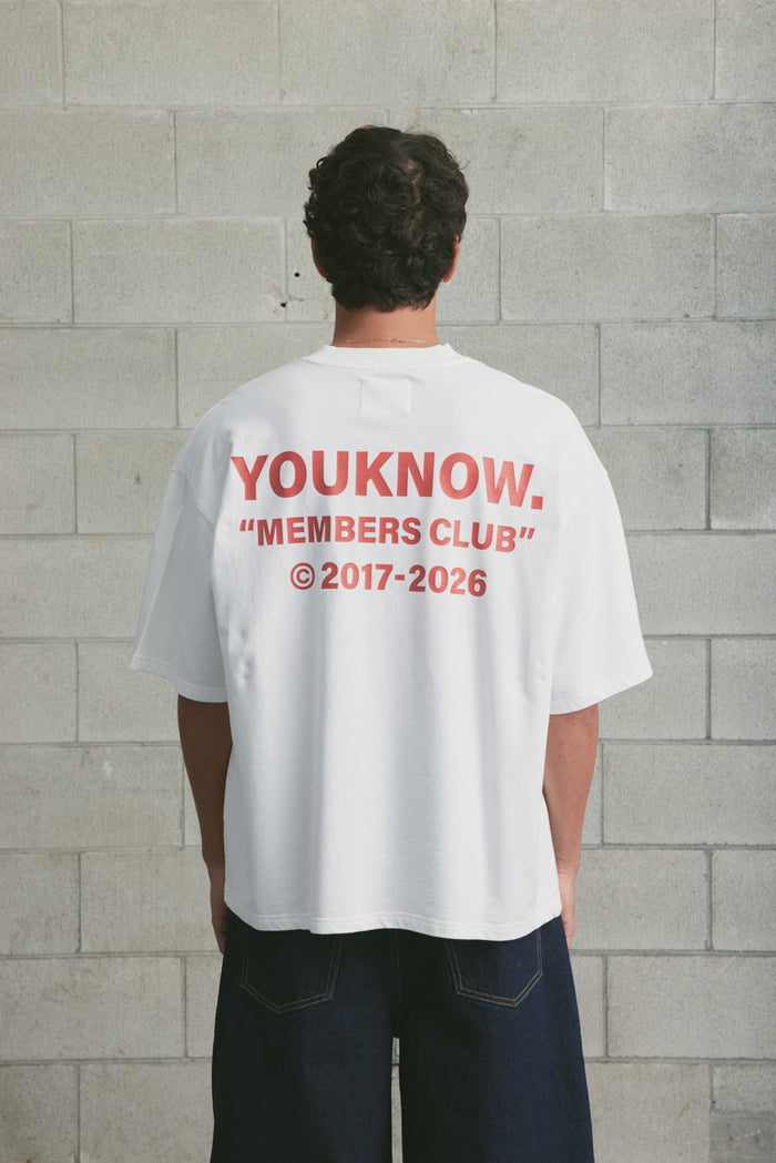 2026 Member's Club Tee | Vintage White