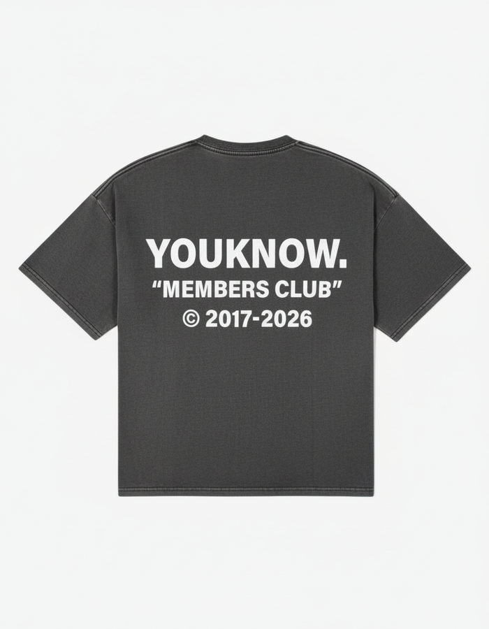 2026 Member's Club Tee | Washed Grey
