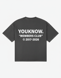 2026 Member's Club Tee | Washed Grey