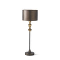 28 Inch Brushed Gold Slender Spine Lamp w/Metal Shade (in-store only)