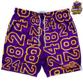 8/24 Jersey Number - Shorts - Purple/Gold
