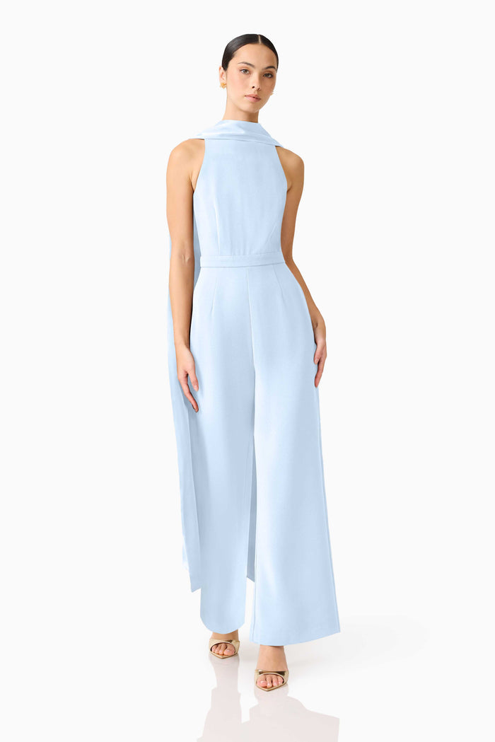 Anaya Wide Leg Jumpsuit Blue - Dress - Elliatt