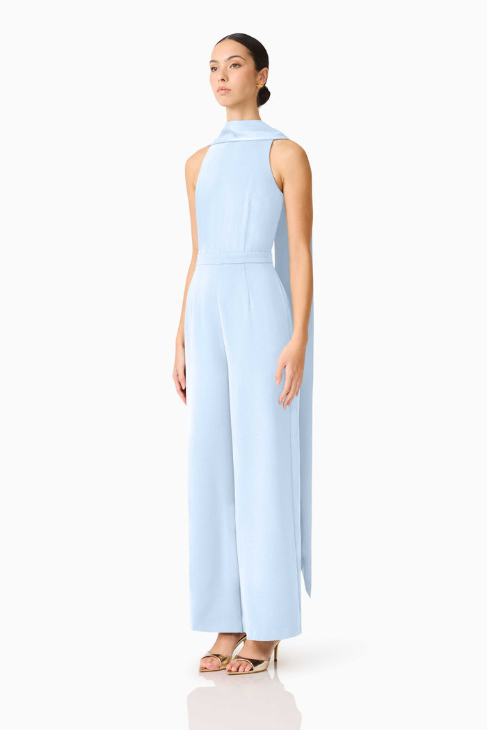 Anaya Wide Leg Jumpsuit Blue - Dress - Elliatt