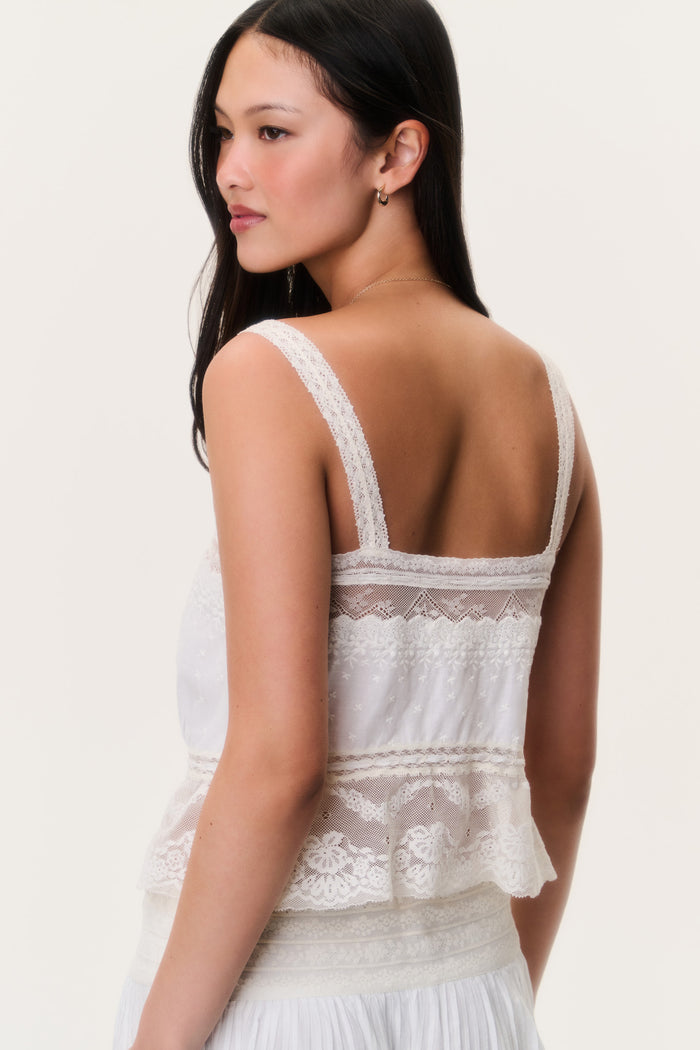Anoria Cotton Lace Top