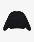 Applique Block Crew | Black/Black