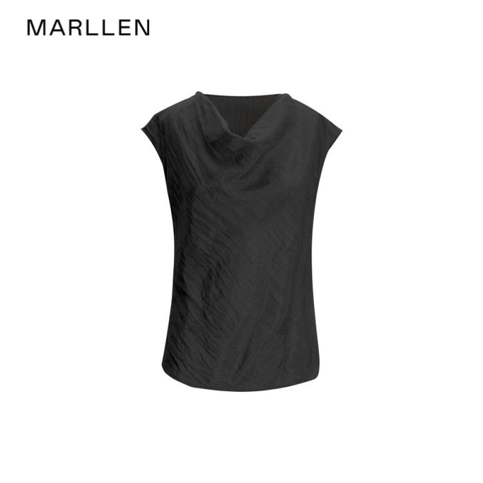 Dark night black top in stock / S