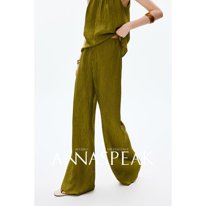 Dark citron green pants are cool and easy to maintain / Xl pre sale