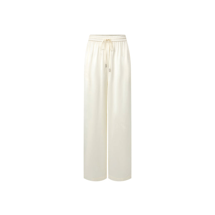 Pearl white pants 53 6 vinegar fiber in stock / S