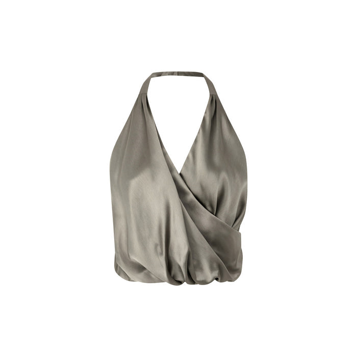 Grey green top 53 6 vinegar fiber in stock / L