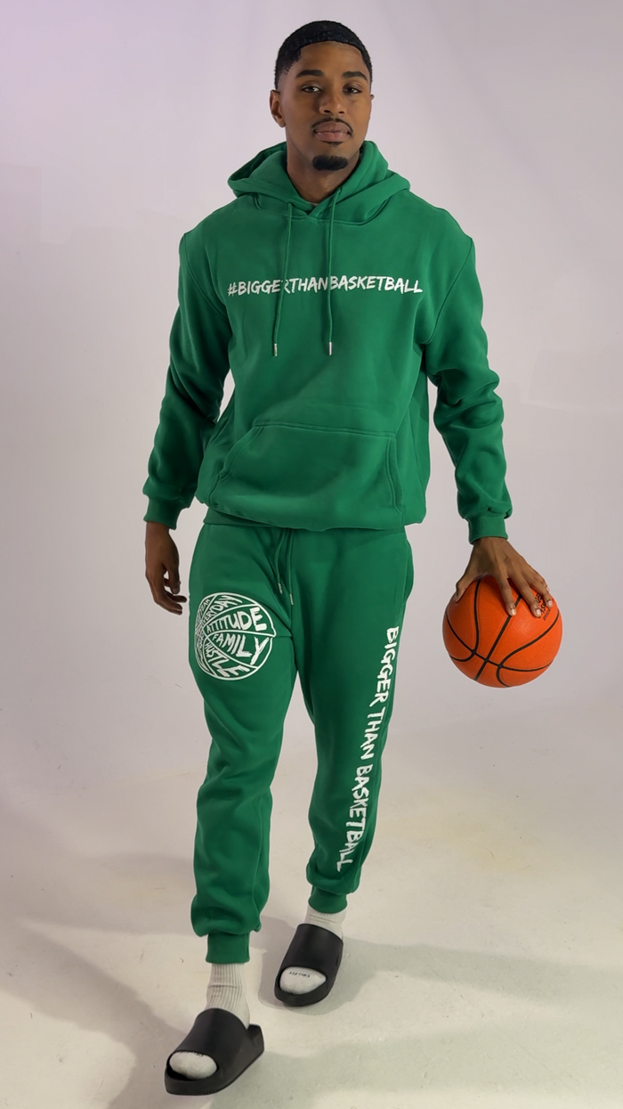 Bigger Than Basketball - Hoodie - Green