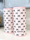 Black & Pink Mini Bows Slim Coolie