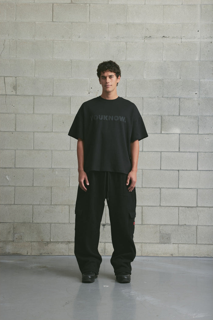 Block Tee 2.0 | Black/Black