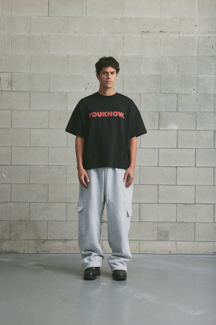 Block Tee 2.0 | Black/Red