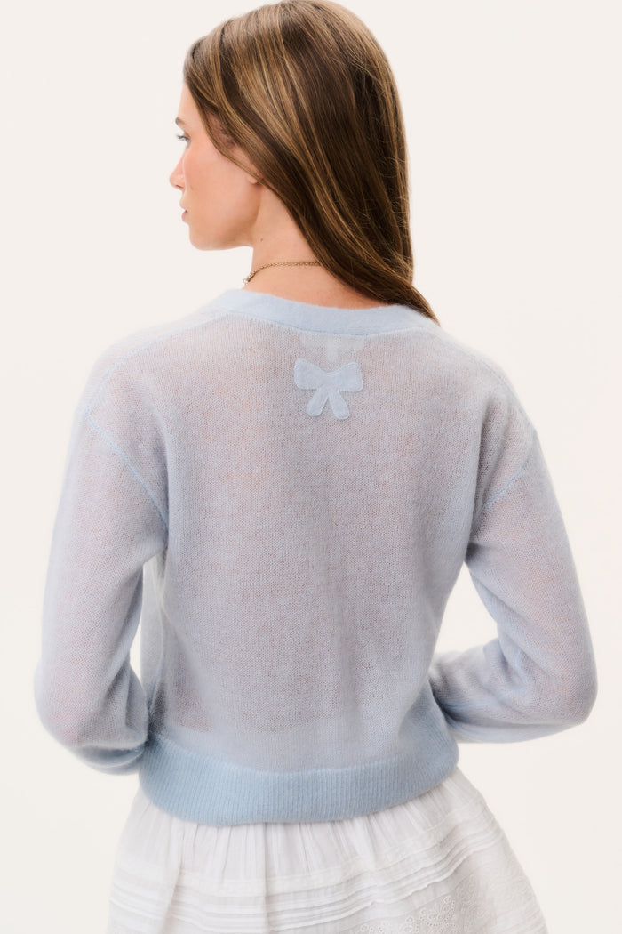 Breckie Sheer Alpaca Cardigan