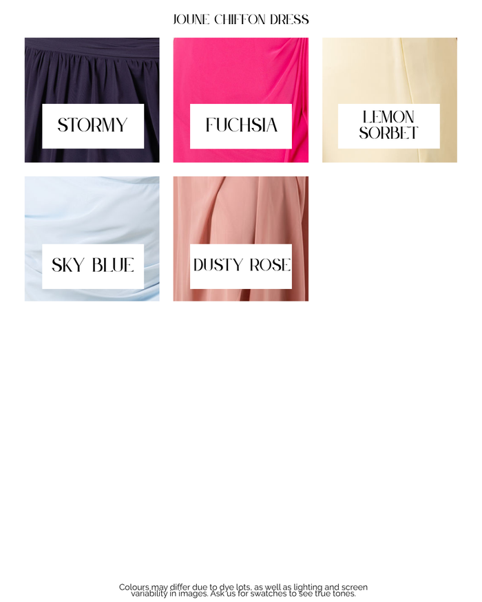 Esme Chiffon Dress - Dress - JOUNE
