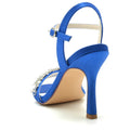 Bridal Open Toe High Heel Sandals with Rhinestone Ankle Strap HH026 Sheer Fairy