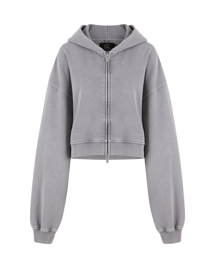 BROOKS JACKET WASHED GREY