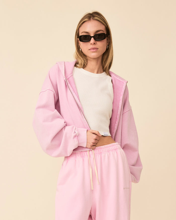 BROOKS JACKET WASHED PINK