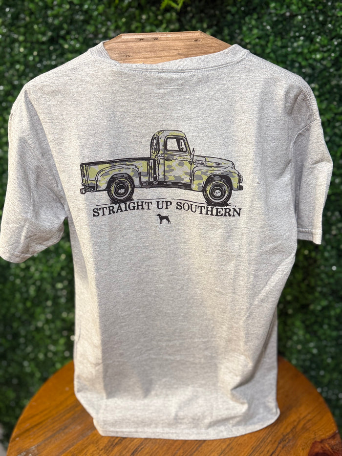 Camo Truck Youth Tee