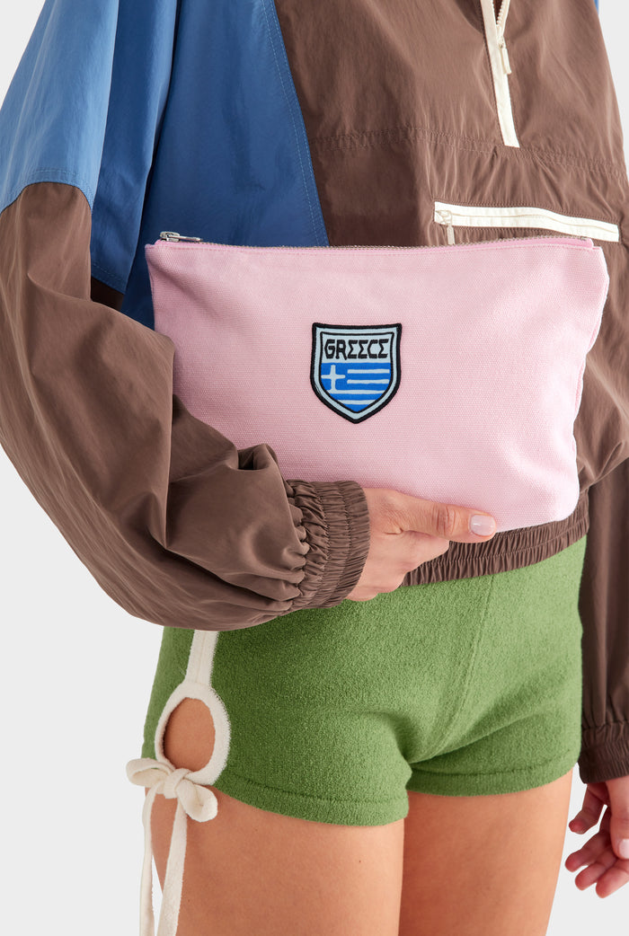 Canvas Traveller Pouch - Washed Pink