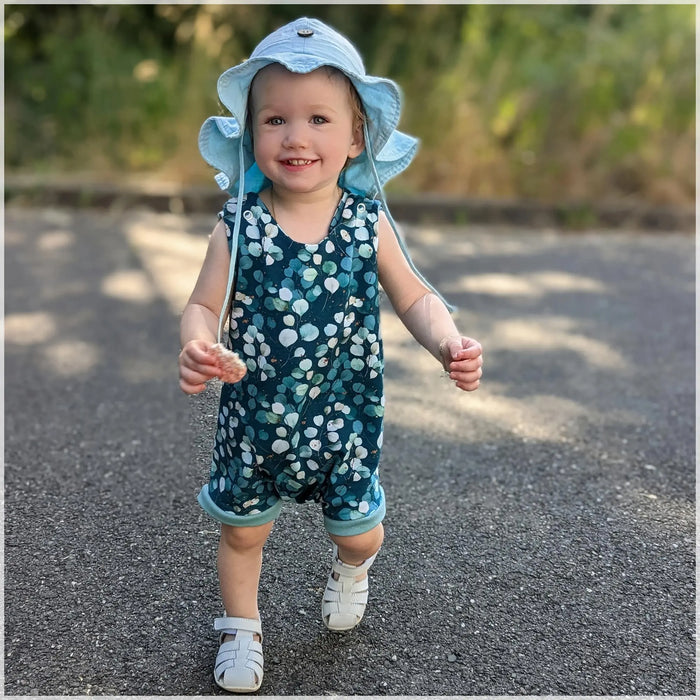 Chapeau de soleil évolutif en chanvre & coton bio Manymonths - Wave Golden straw