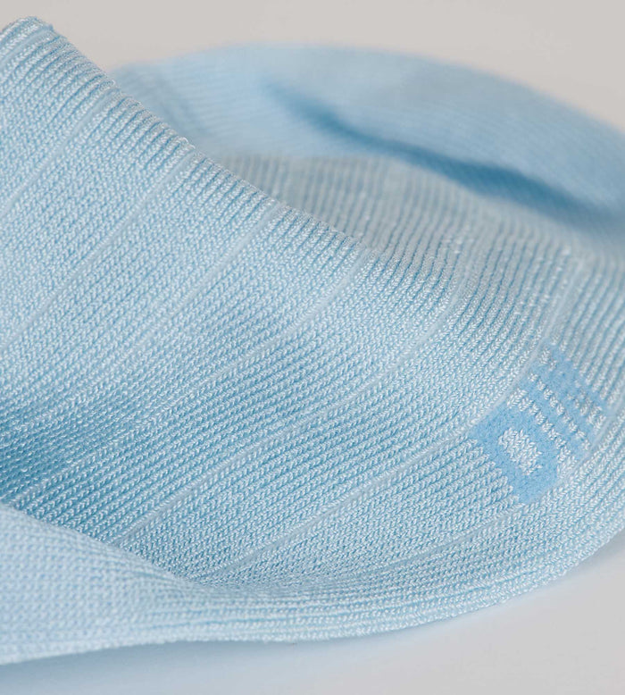 Chaussettes femme côtelées en coton satiné Horizon Dim Mode
