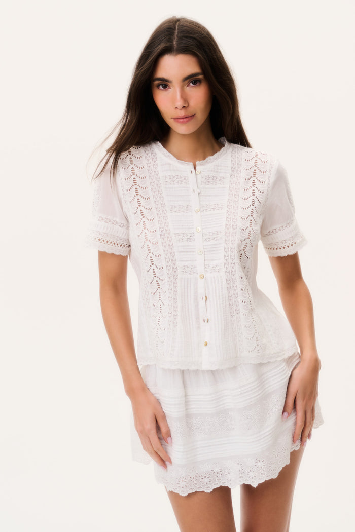 Ciela Cotton Victorian Top