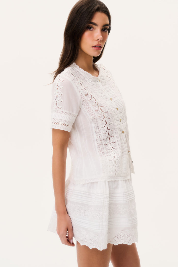 Ciela Cotton Victorian Top