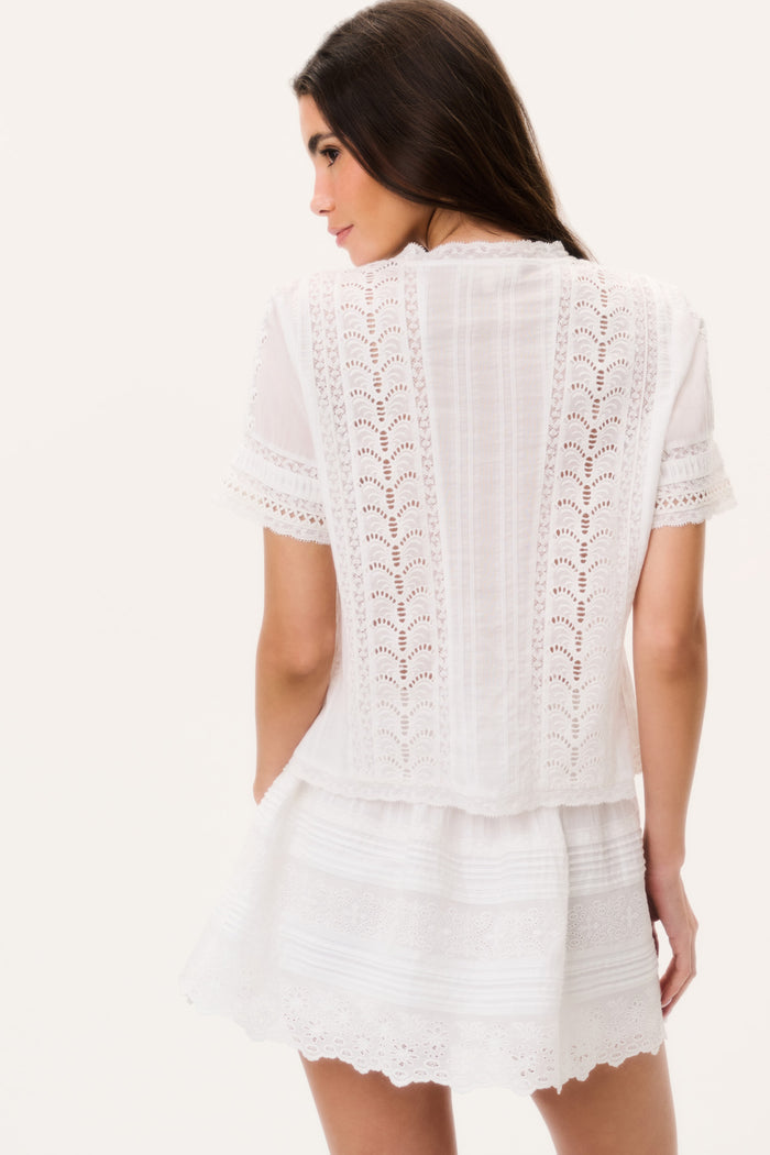 Ciela Cotton Victorian Top