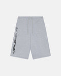COLD SPORT SWEATPANTS GREY - grey baggy sweat shorts, front view - Cold Culture
