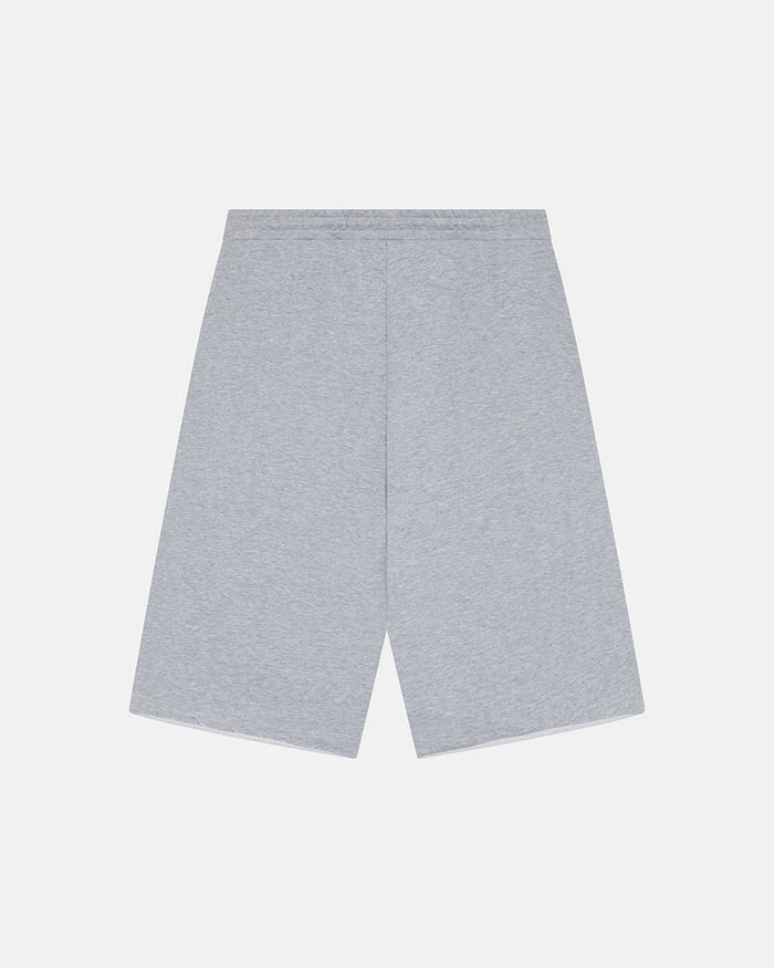 COLD SPORT SWEATPANTS GREY - grey baggy sweat shorts, back view - Cold Culture