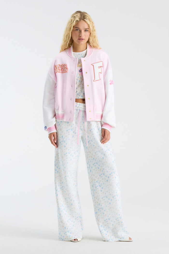 Collegiate Varsity Jacket - GATOR PINK