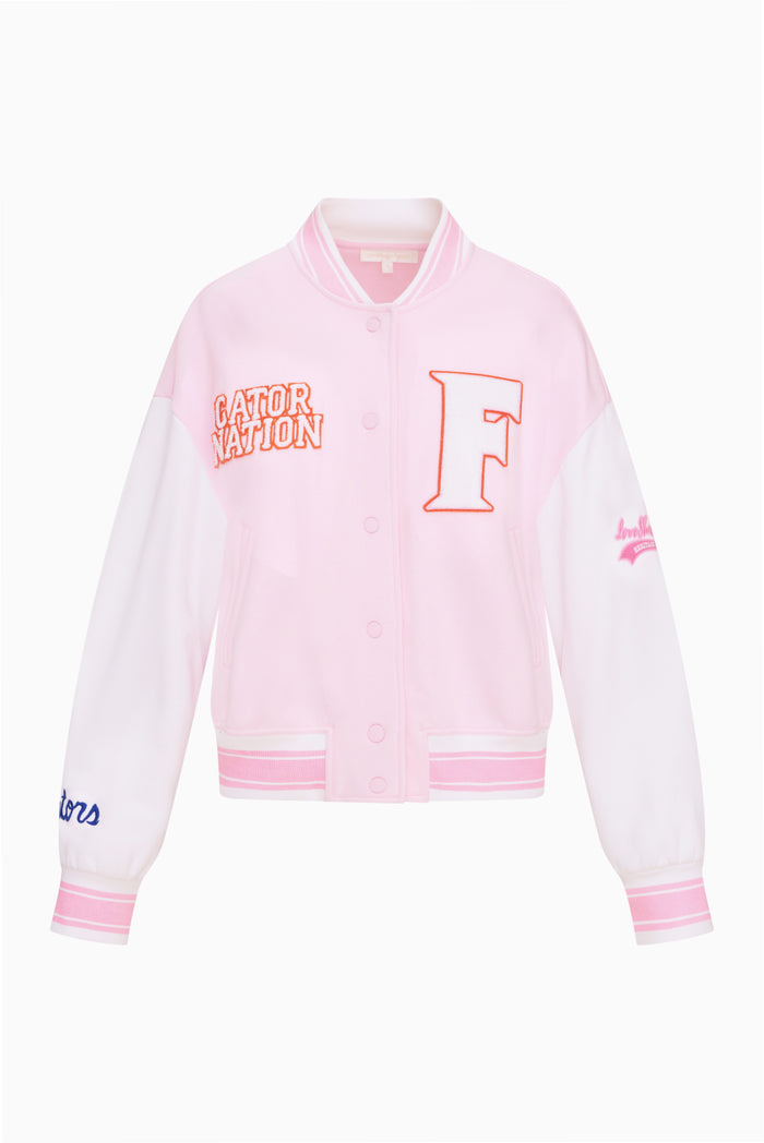 Collegiate Varsity Jacket - GATOR PINK