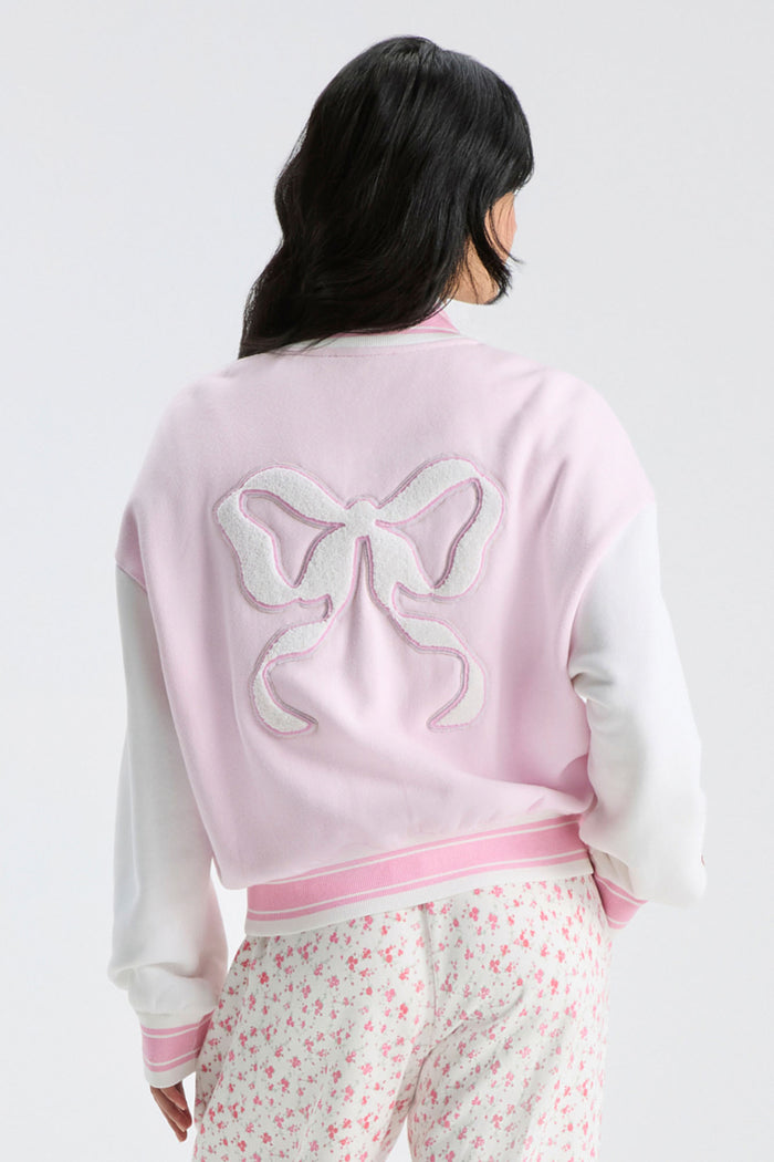 Collegiate Varsity Jacket - USC PINK