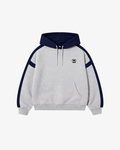 Colour Block Hoodie | GREY MARLE