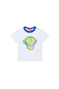 Cotton T-shirt with monkey print