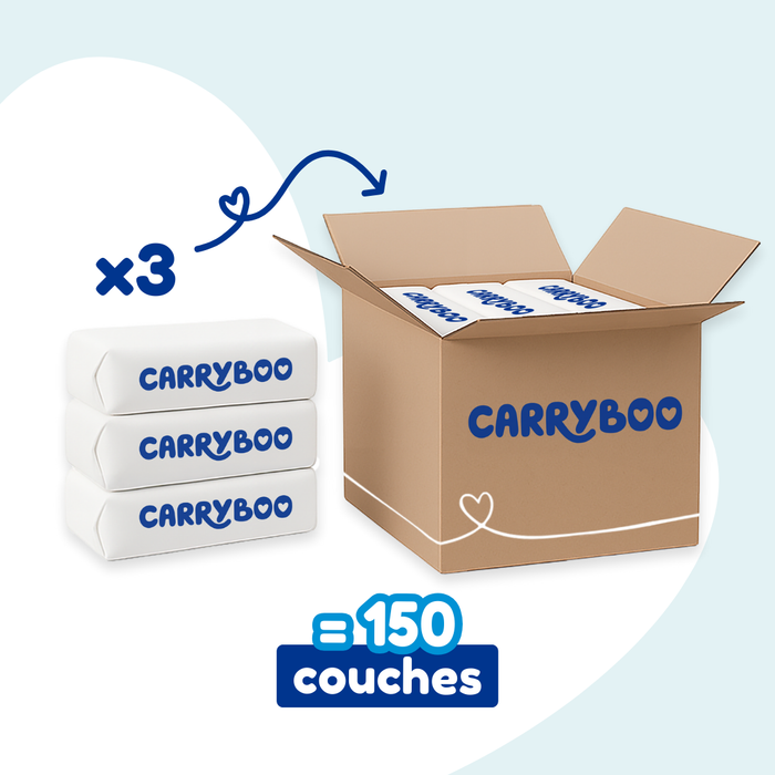 Couches Bébé Écologiques Carryboo Nature - Taille 3