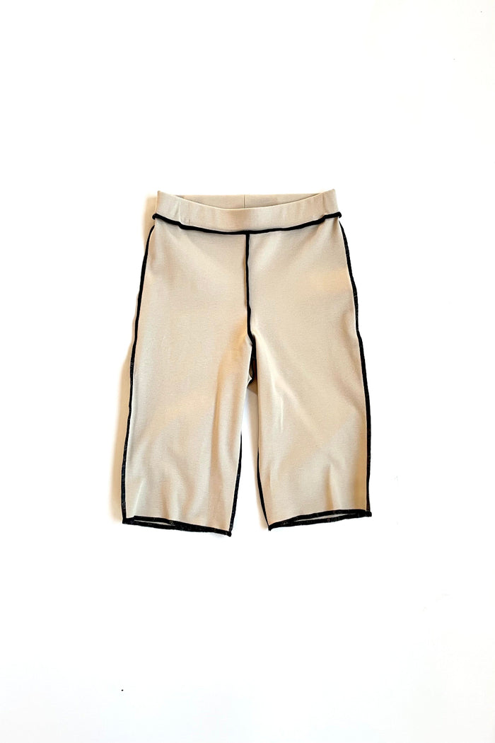 Eliza Faulkner Designs Inc. Shorts Cream Ryder Biker Shorts