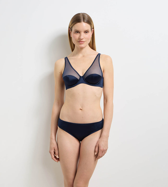 Culotte bleu foncé Dim x Ines de la Fressange