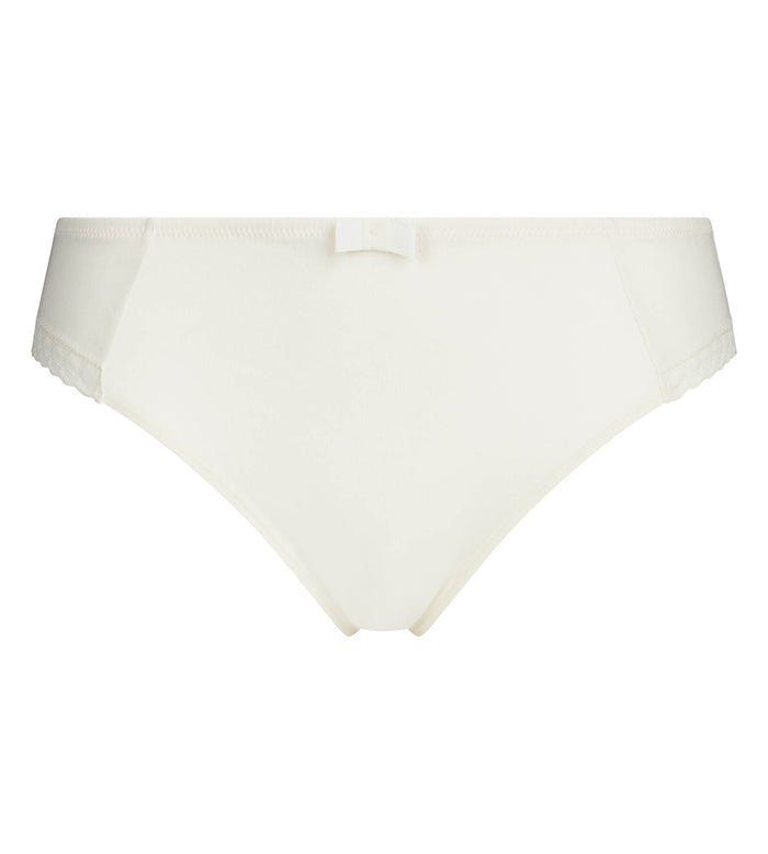 Culotte midi femme en coton Ivoire Daily Coton