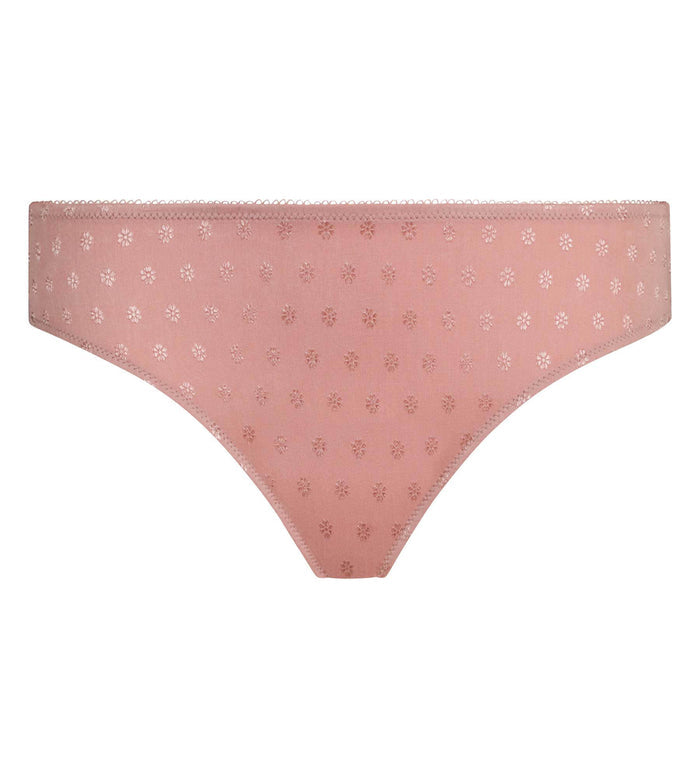 Culotte taille haute femme en microfibre Rose à fleurs Cosy Time