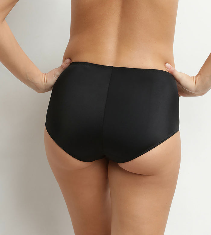 Culotte ventre plat taille haute Noire Dim Silhouette Essentiel