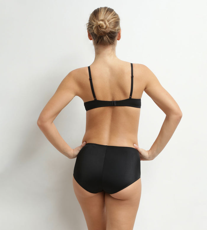 Culotte ventre plat taille haute Noire Dim Silhouette Essentiel