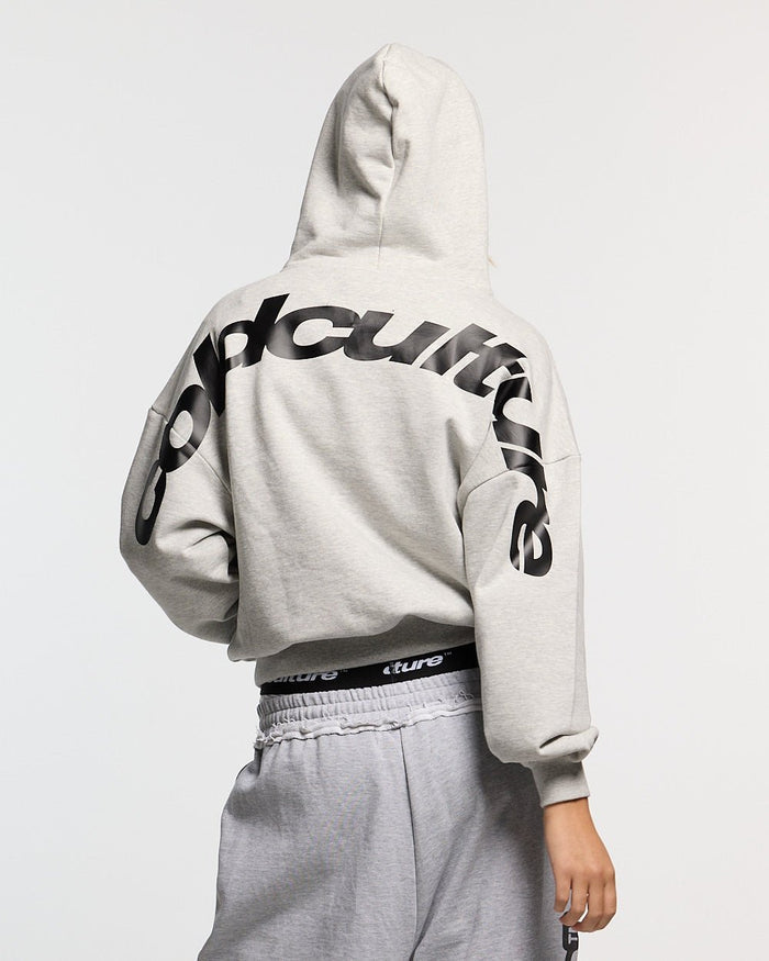 CURVED HOODIE GREY VIGORÉ - Cold Culture #woman
