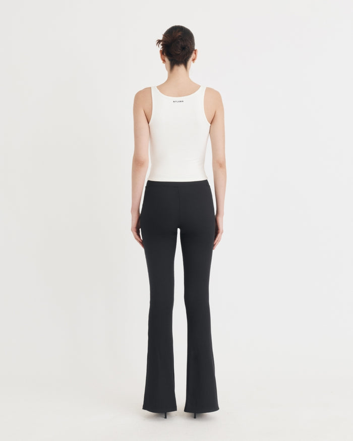 DAMIEN RIBBED PANTS BLACK