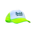 Death Trucker Cap (Neon Yellow/White)