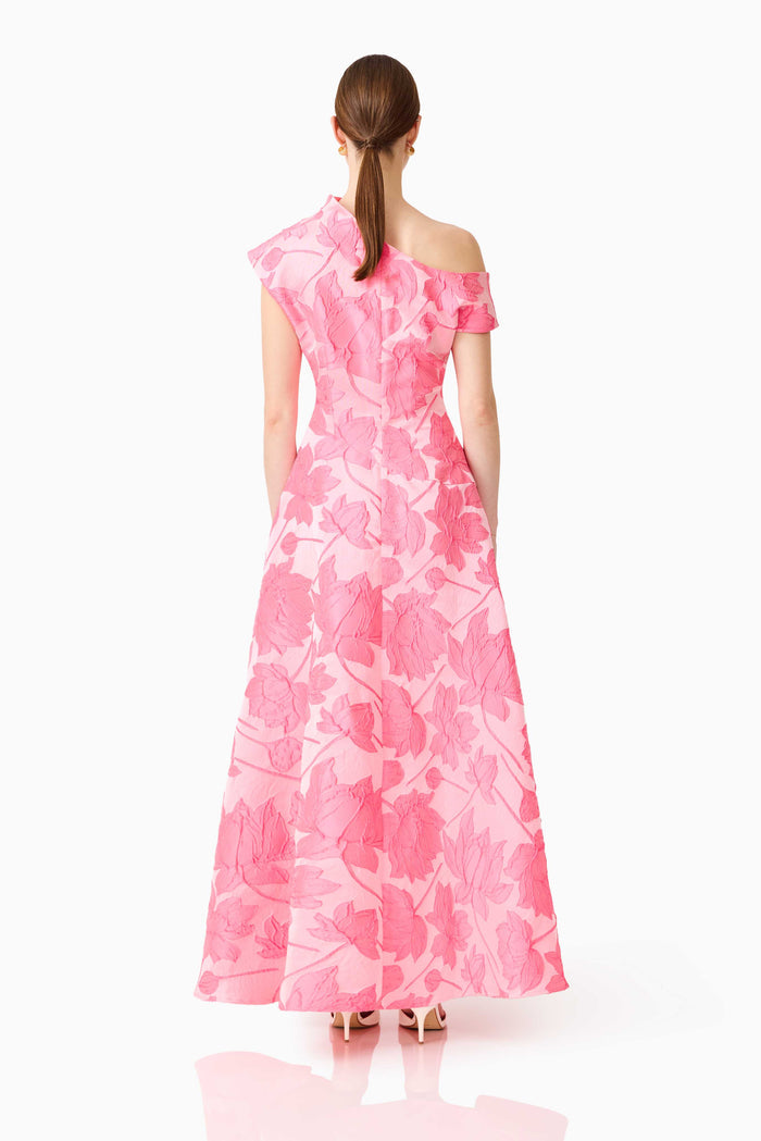 Dionne Asymmetrical Maxi Gown - Dress - Elliatt