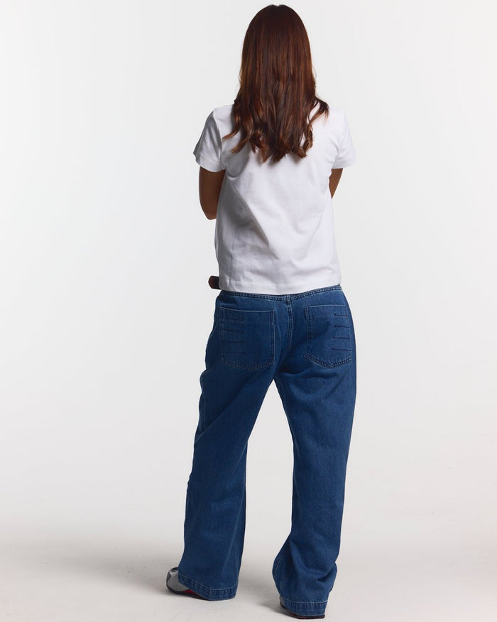 DOUBLE KNEE PANTS GRADIENT GREY - COLD CULTURE #woman