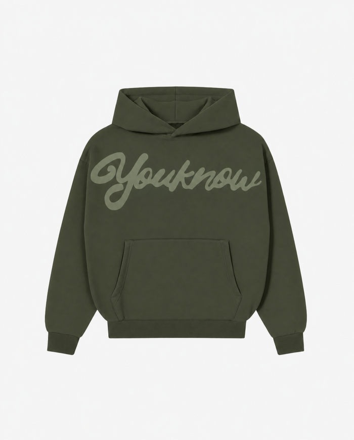Drip Theory Hoodie 2.0 | Dark Olive